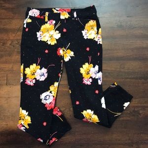 Spring print pixie mid rise